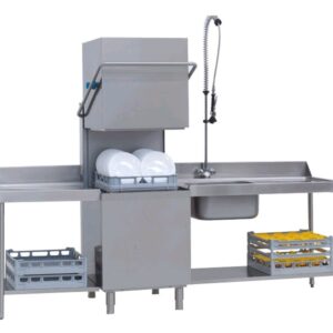 Afwasmachine E-Bar doorschuif spoeltafel rechts 400V