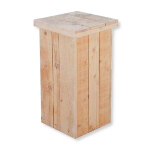 Barkruk steigerhout hoog