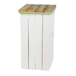 Barkruk steigerhout mixed hoog