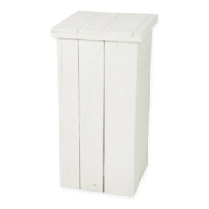 Barkruk steigerhout wit hoog