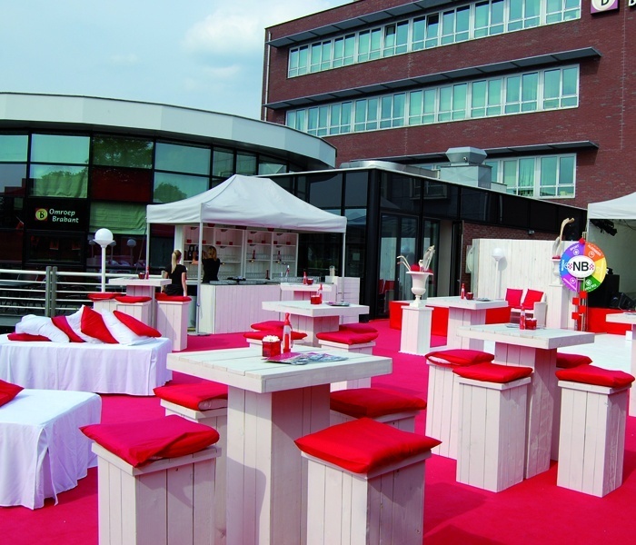 Barkruk steigerhout wit hoog - Afbeelding 2