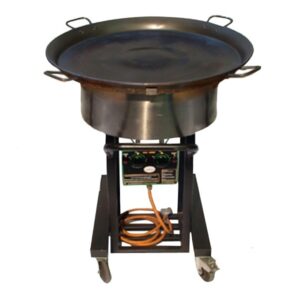 Braderiepan verrijdbaar 80cm - gas