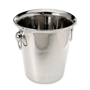 Champagnekoeler met oor RVS