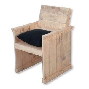 Fauteuil steigerhout