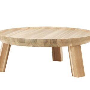 Houten tafelplateau op voetjes