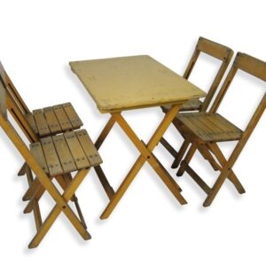 Klaptafel Bistro Parade met 4 stoelen