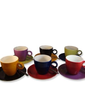 Koffieservies Colori gemengd