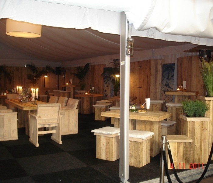 Kruk steigerhout laag - Afbeelding 2