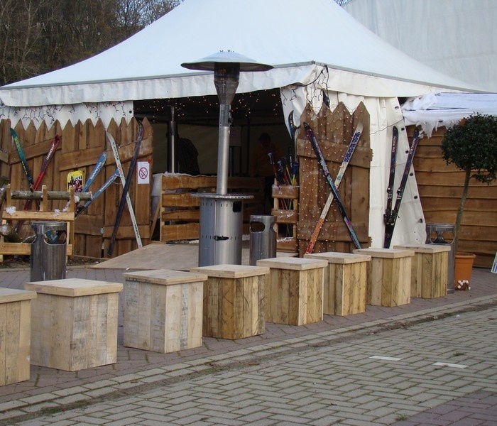 Kruk steigerhout laag - Afbeelding 3