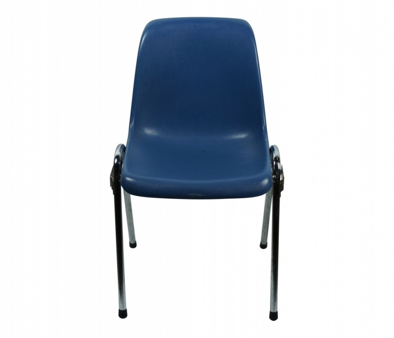 Kuipstoel blauw koppelbaar - Afbeelding 2
