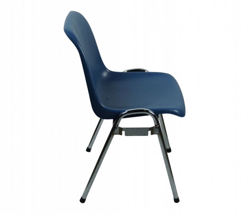 Kuipstoel blauw koppelbaar - Afbeelding 3