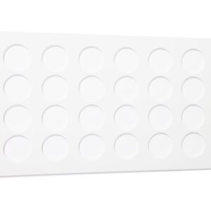 Plateau GN 24-gaats wit tbv buikbak