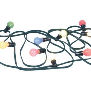 Prikkabel 25m - gekleurde lampen