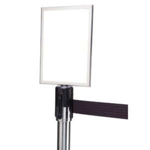 Publiciteits houder A4 staand tbv afzetpaal