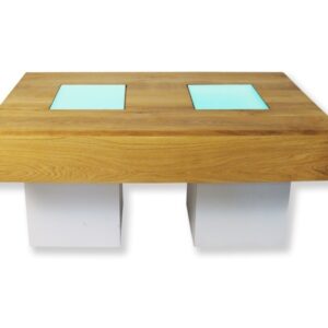 Salontafel LED's Oak 110x70cm