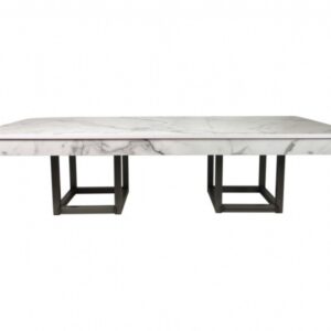 Salontafel Marmerlook Industriale 180x80cm