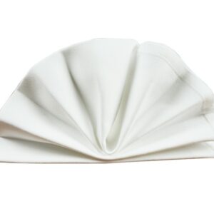 Servet linnen wit 50x50cm