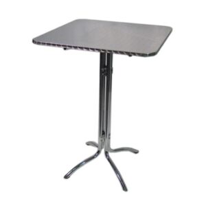 Statafel aluminium 80x80cm