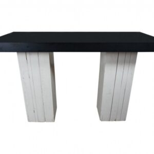 Statafel Black & White Wood 180x80cm