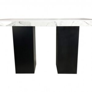 Statafel Marmerlook Classico Zwart 180x80cm