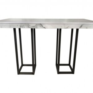 Statafel Marmerlook Industriale 180x80cm