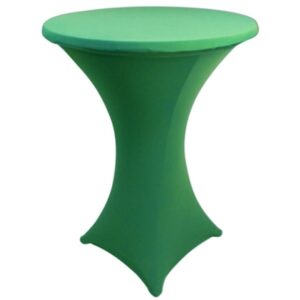 Statafel met rok donkergroen