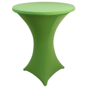 Statafel met rok lichtgroen