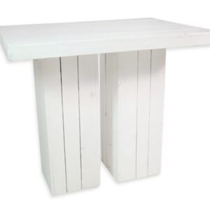 Statafel steigerhout wit 130x90cm