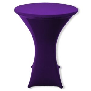 Statafelrok stretch met tophoes paars