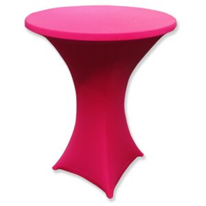 Statafelrok stretch met tophoes roze