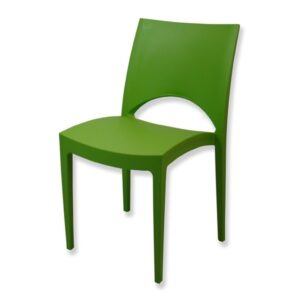 Stoel Trendy stapelbaar groen