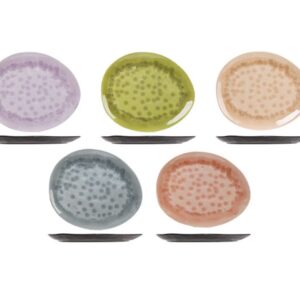 Streetfood bord melamine 27x23cm - diverse kleuren