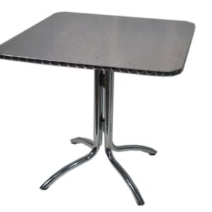 Tafel aluminium 80x80cm