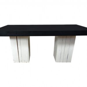Tafel Black & White Wood 180x80cm