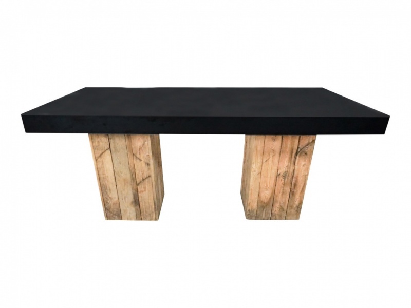 Tafel Black & Wood 180x80cm