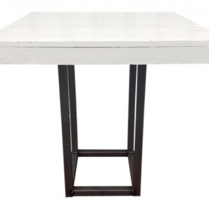 Tafel Industrial White 80x80cm