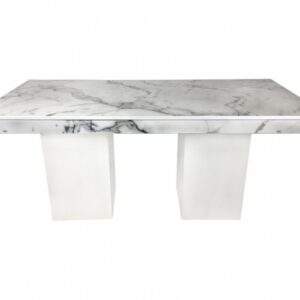 Tafel Marmerlook Classico Wit 180x80cm