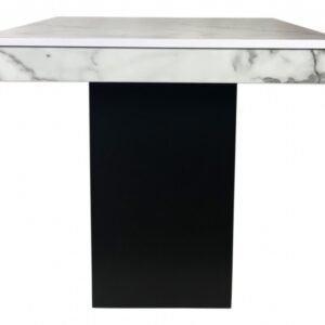 Tafel Marmerlook Classico Zwart 80x80cm