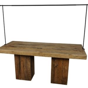 Tafel steigerhout 180x80cm met standaard