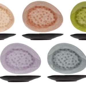 Streetfood bord melamine 15x11,5cm - diverse kleuren