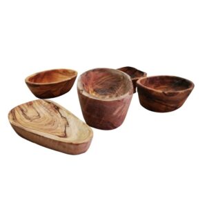 Tapasschaaltjes Olijfhout 5 stuks