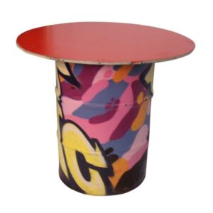 Statafel Olievat Graffiti diverse kleuren