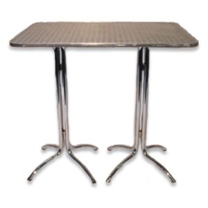 Statafel aluminium 120x80cm