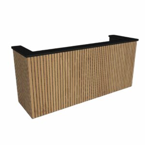 Barombouw Milano zwart/hout